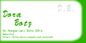 dora botz business card